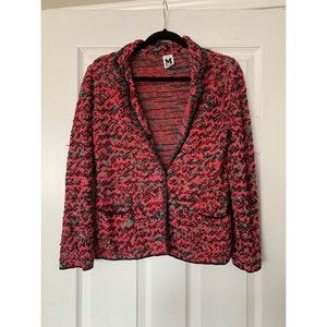 M Missoni Knit Collared Cardigan